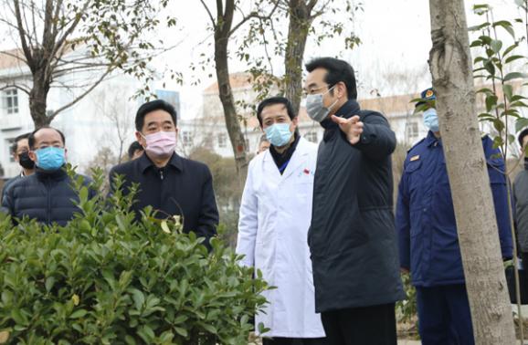 市委書記張愛軍到市傳染病醫院調研 表揚華夏集團積極參加病區援建工作